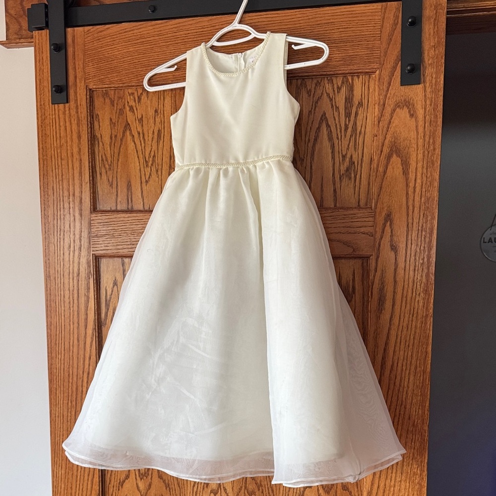Rosebud Ivory Formal Kids Dress